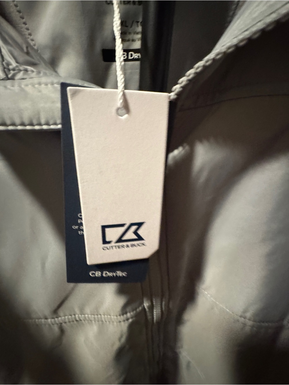 Cutter & Buck Light Gray CB DryTec Jacket